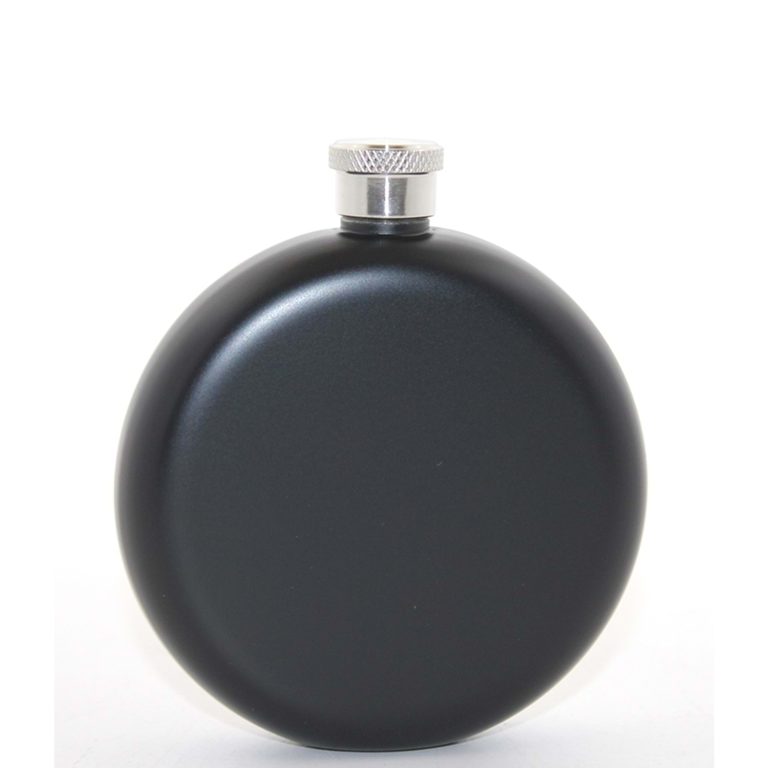 Paslanmaz Çelik Yuvarlak 5 Oz Tekli Matara Alk2678