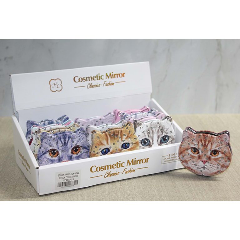 Taşlı Kedi El Aynası Alk3749
