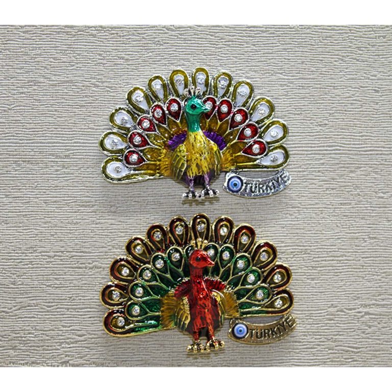 Swaroski Tavuskuşu Magnet Alk3852