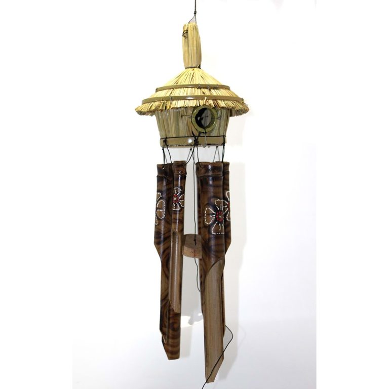 Hasır Kuş Yuvalı Bambu Çan 3Dıarta-13