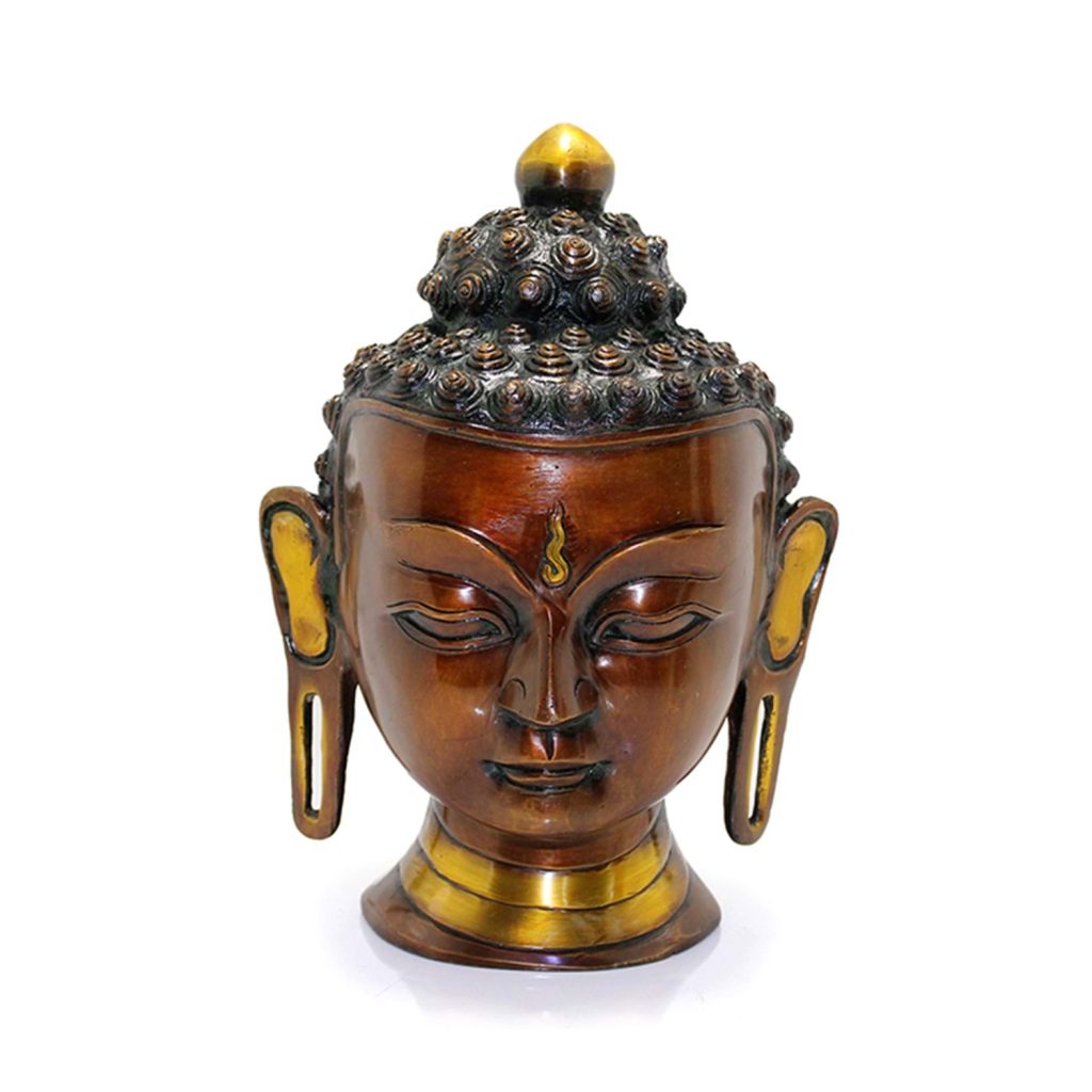 Metal Buda Büstü Biblosu 30 Cm KSK265